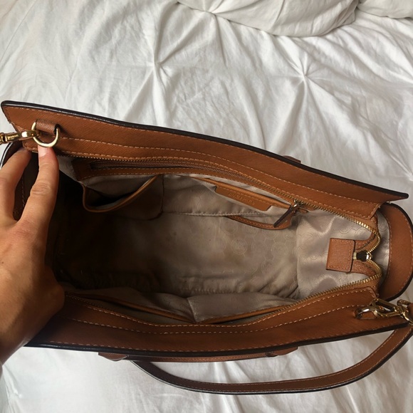 Michael Kors Selma Satchel Bag in Cognac - Picture 13 of 16